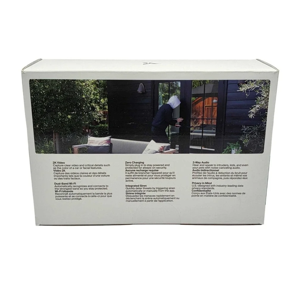 Arlo Essential 2K Indoor / Outdoor Security Cameras 2025‎ Wired 2-Pack White NIB